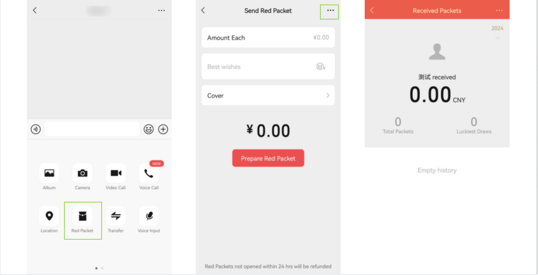 Using Red Packet and Transfer Features – WeChat Help Center